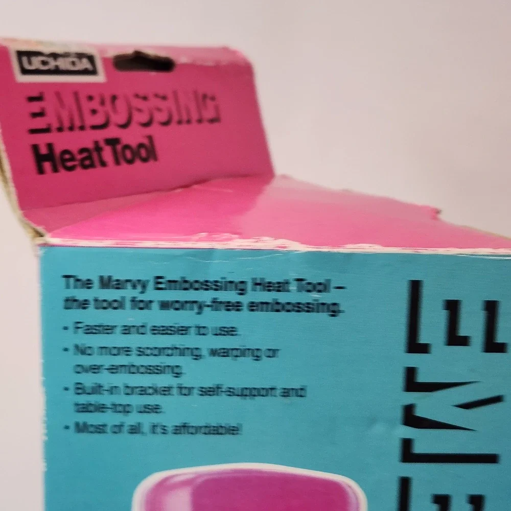 Marvy Uchida Embossing Heat Tool Model 2000 Purple 360W 120V for Rubber Stamping